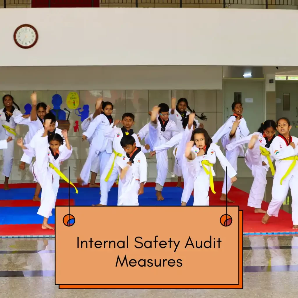 Children practicing martial arts in a dojo.