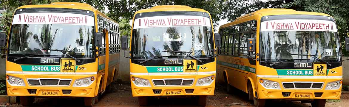 Transport Facility for students | Vishwa Vidyapeeth