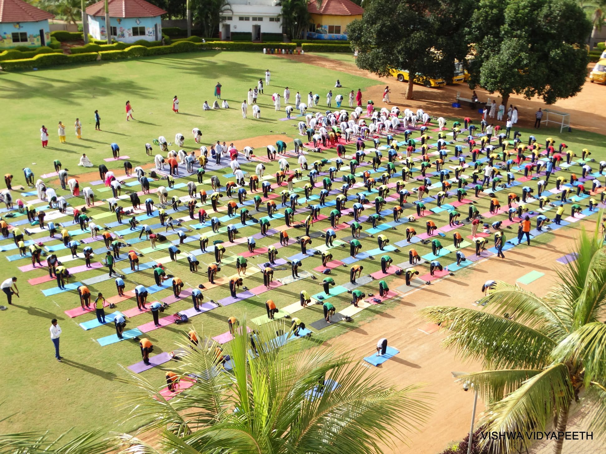 International Yoga day- Vishwa Vidyapeeth
