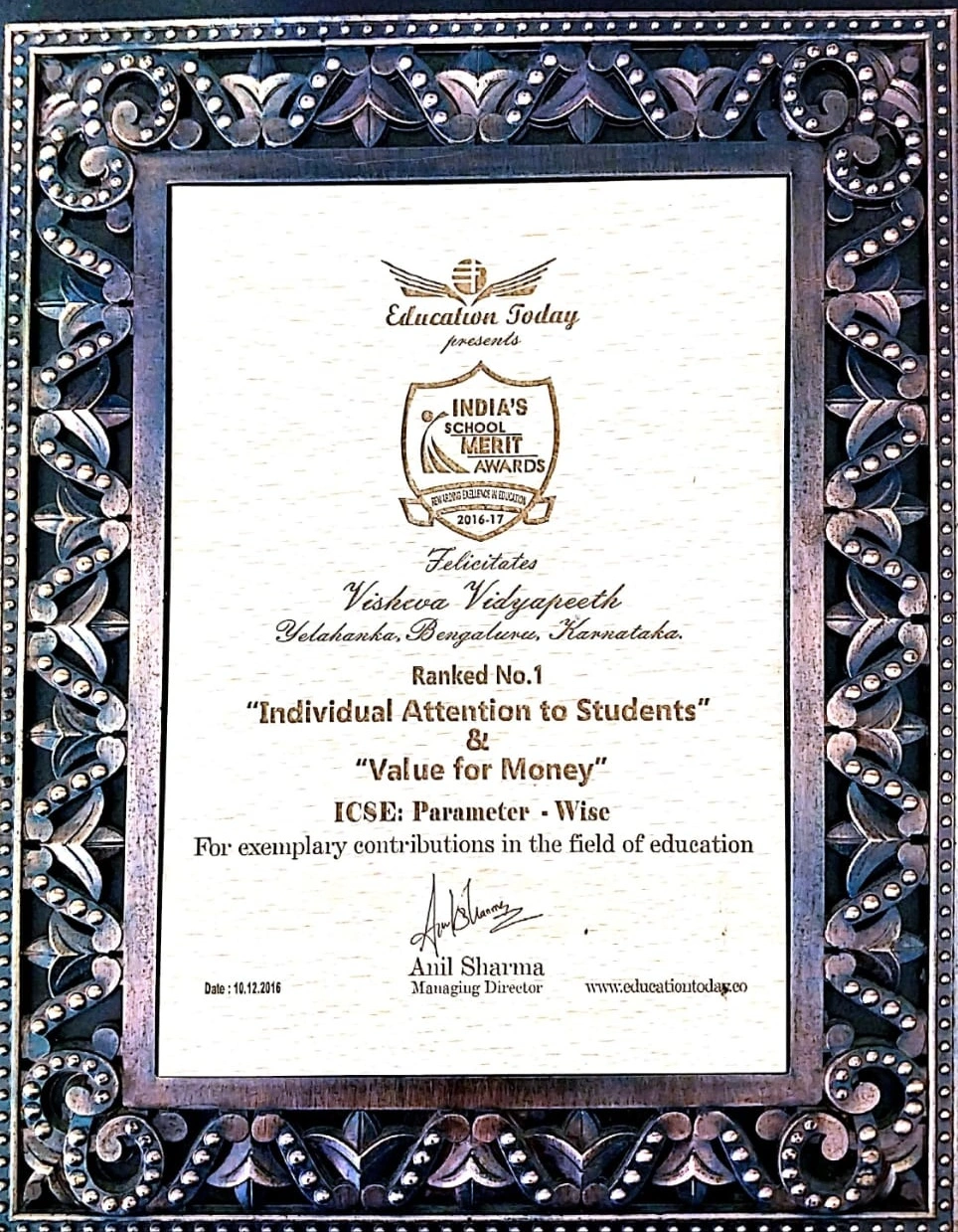 Certificate 1