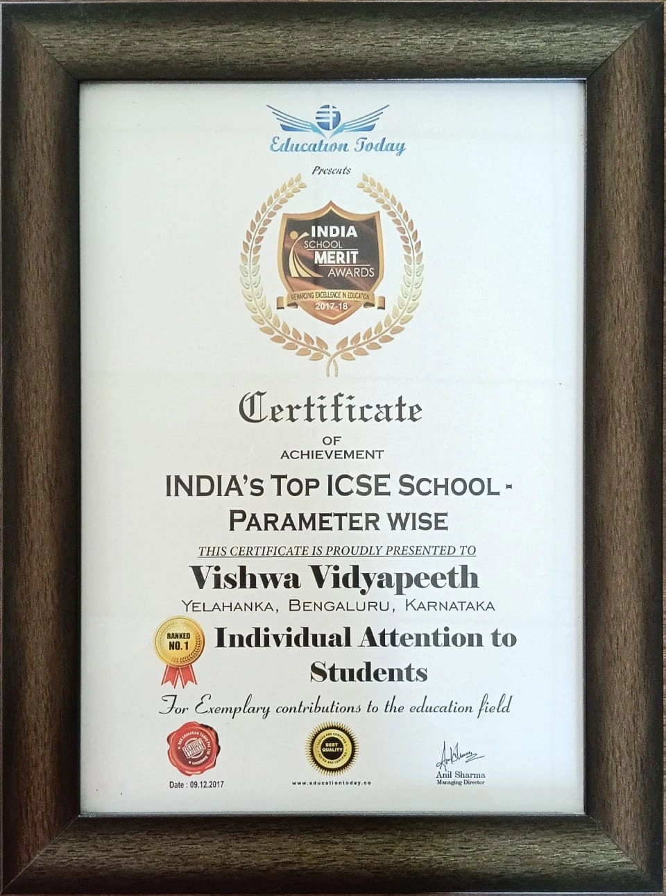 Certificate 1